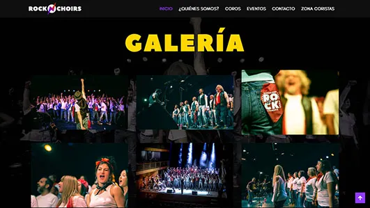 Music bands website