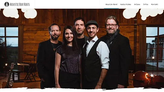 Оновлення сайту "Acousticbeatroots.de"