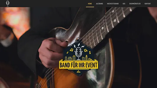 Оновлення сайту "Band-fuer-ihr-event.de"